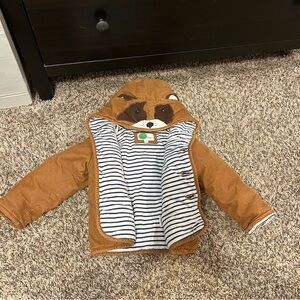 Baby Boden Jacket Boys Size 2/3yrs Old Puppy corduroy brown toddler boy
